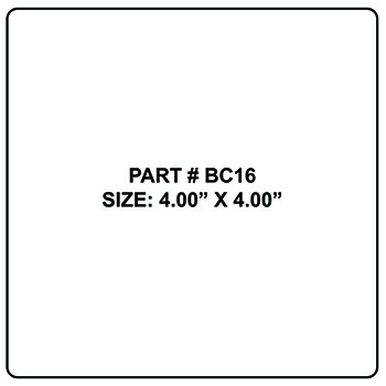 Blank bar code labels